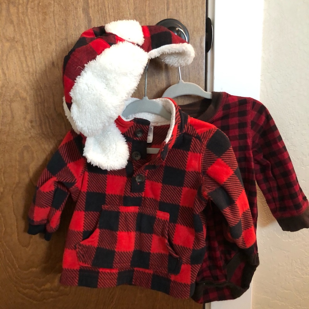 Buffalo Plaid Baby Bundle
